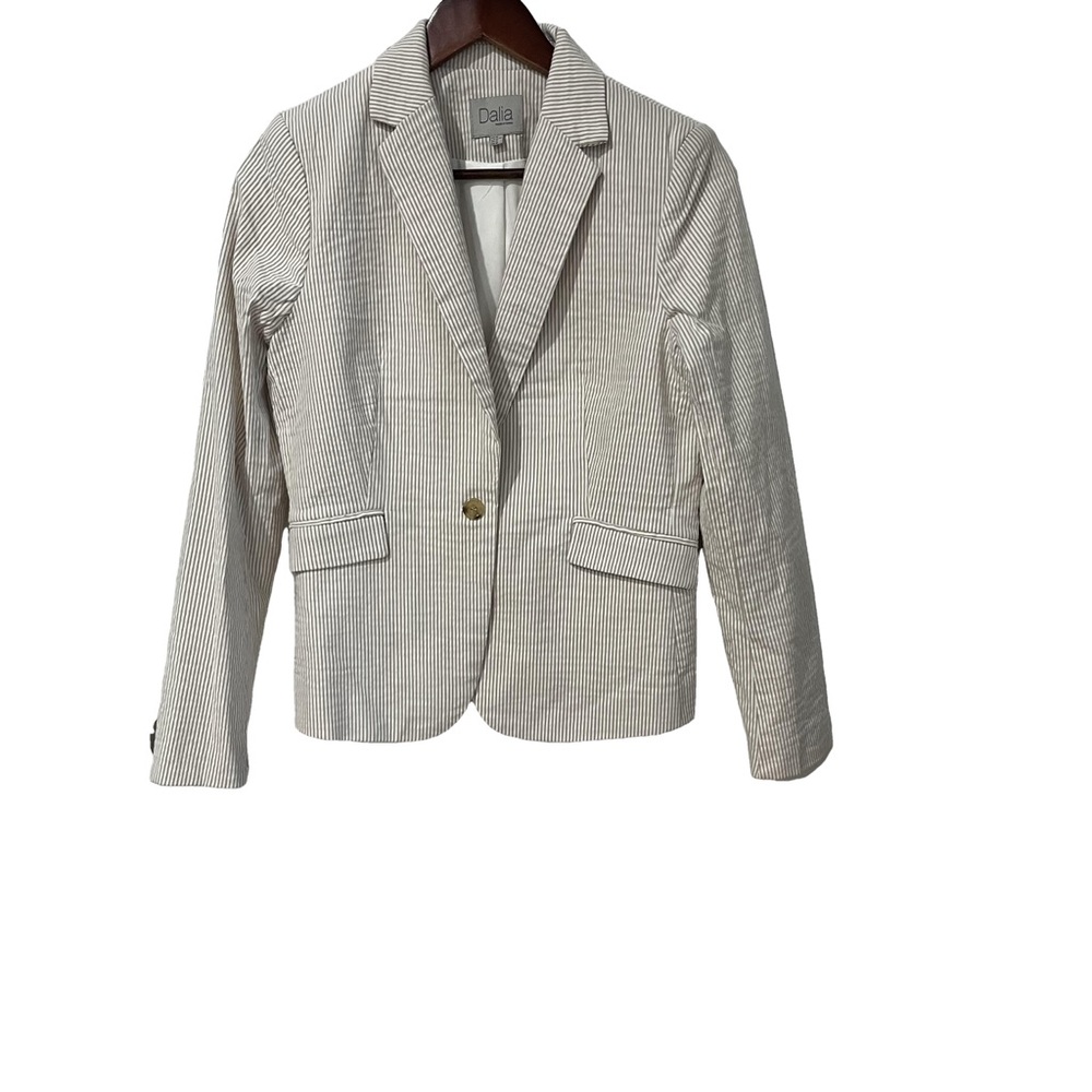 Dalia grey pinstripe blazer size medium